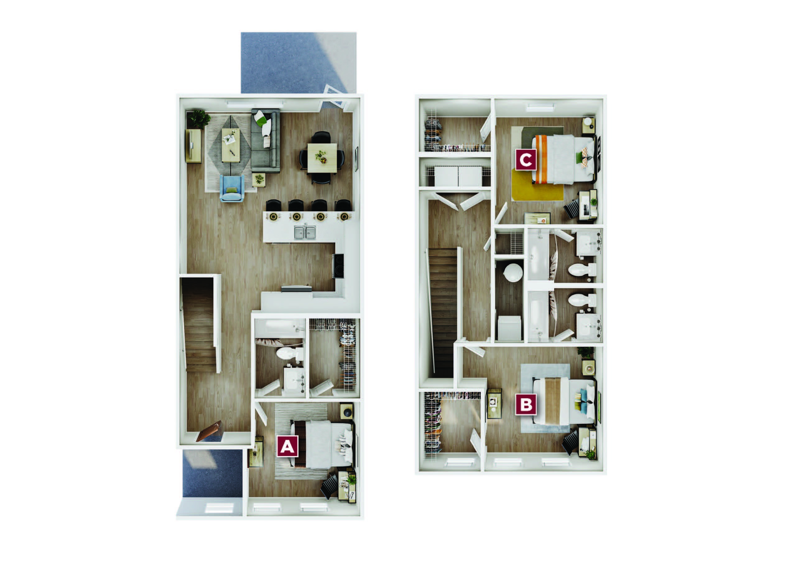 Milledge A Floor plan