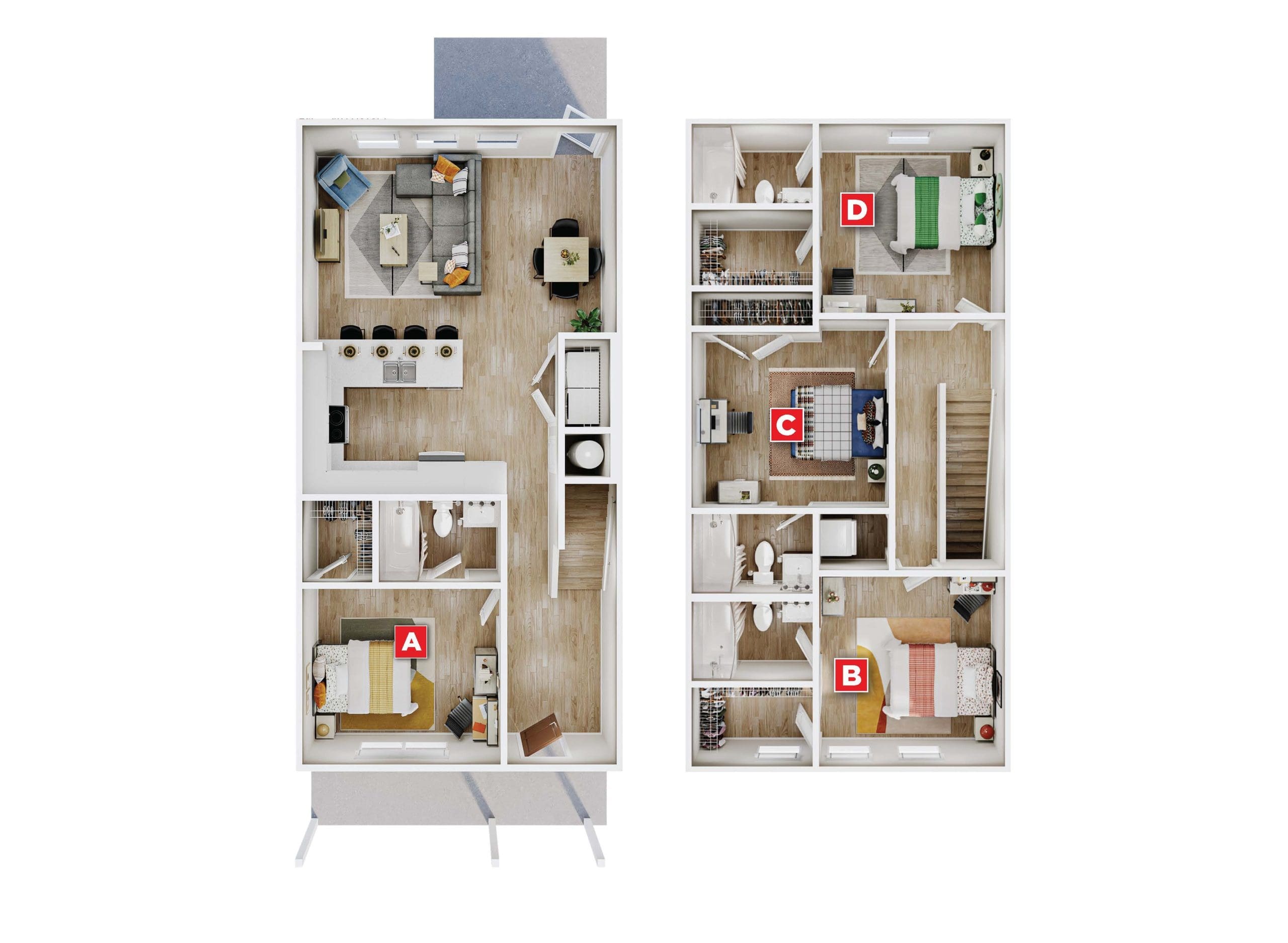 Lumpkin A Floor plan