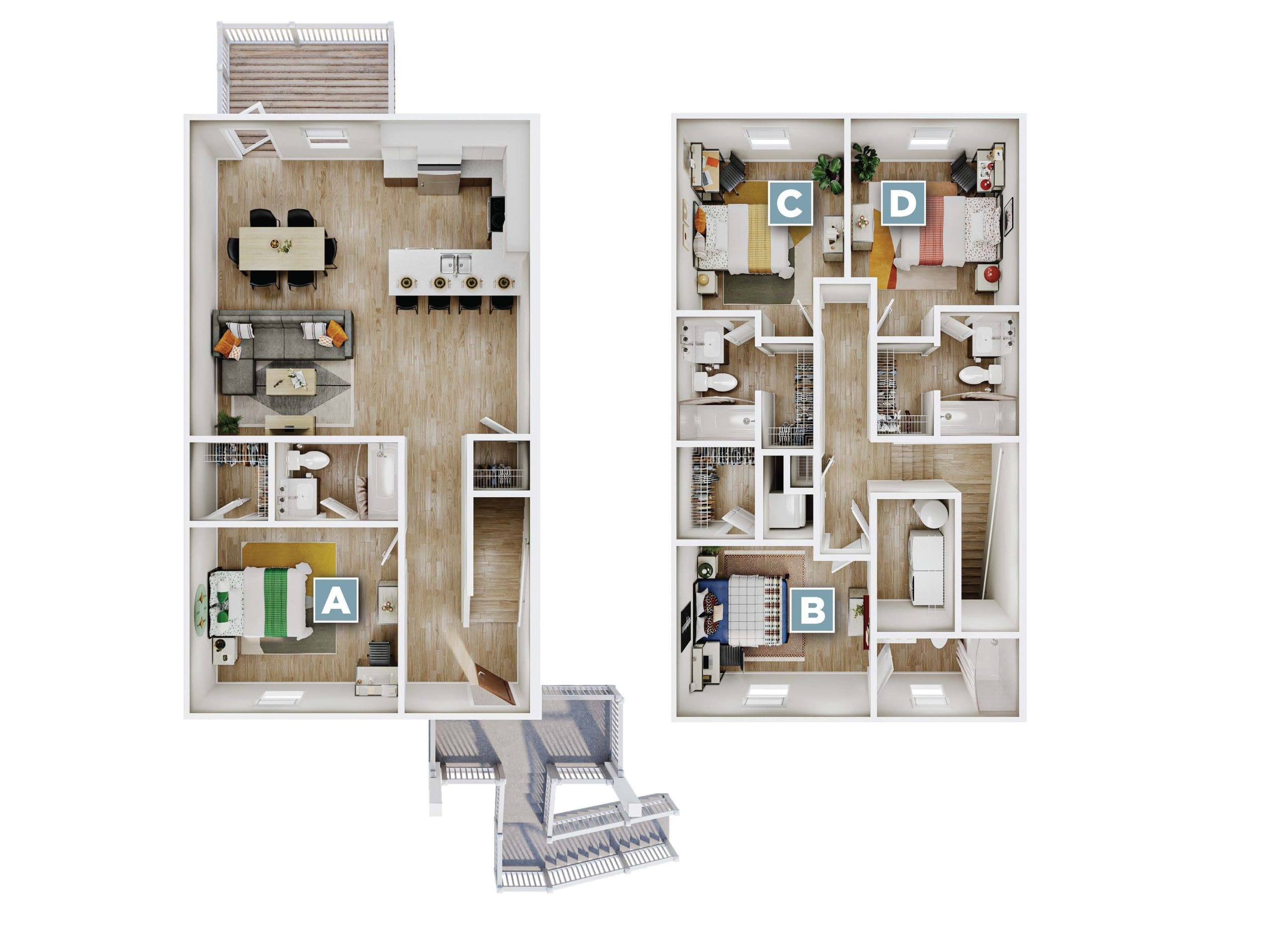 Woodbury Townhome Floor plan